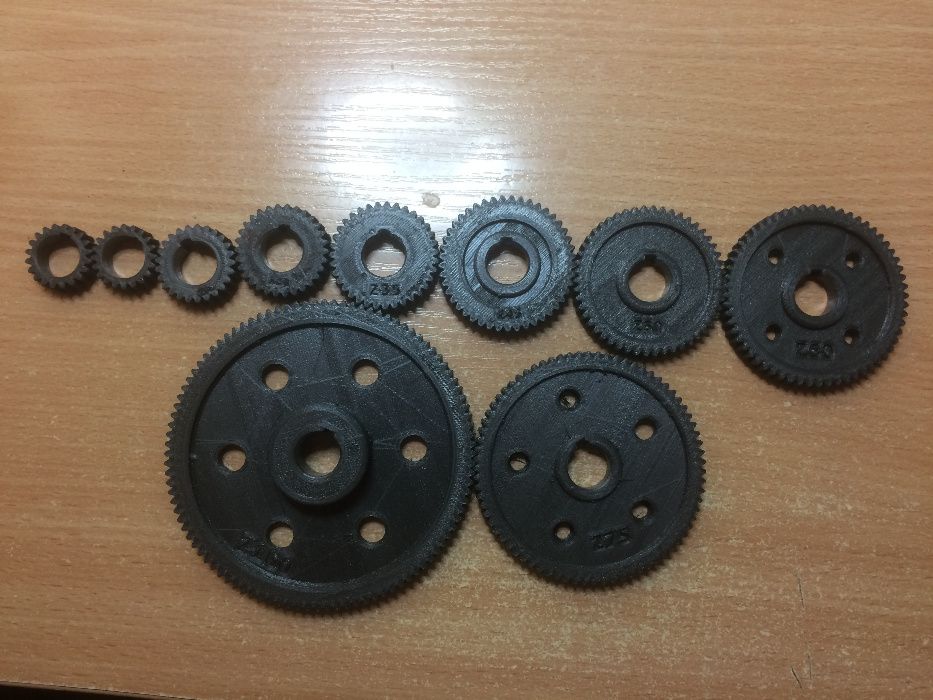 Шестерни пластиковые коллекция ТВ-16, TOS MN80