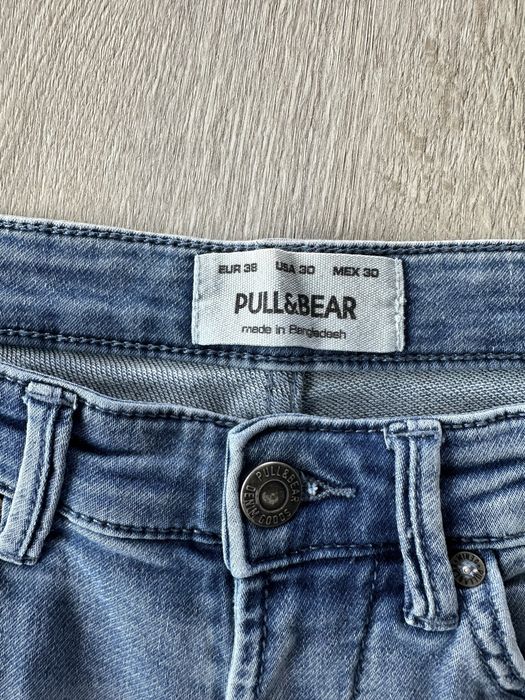 Szorty męskie pull & bear jeansowe miękkie 38 30