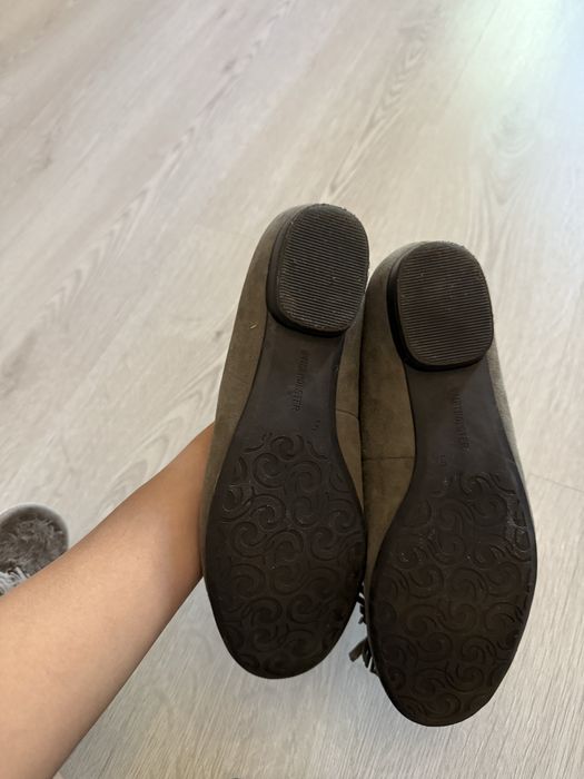 Балетки з натуральної  замші Jenny by ara 38 розмір сірі