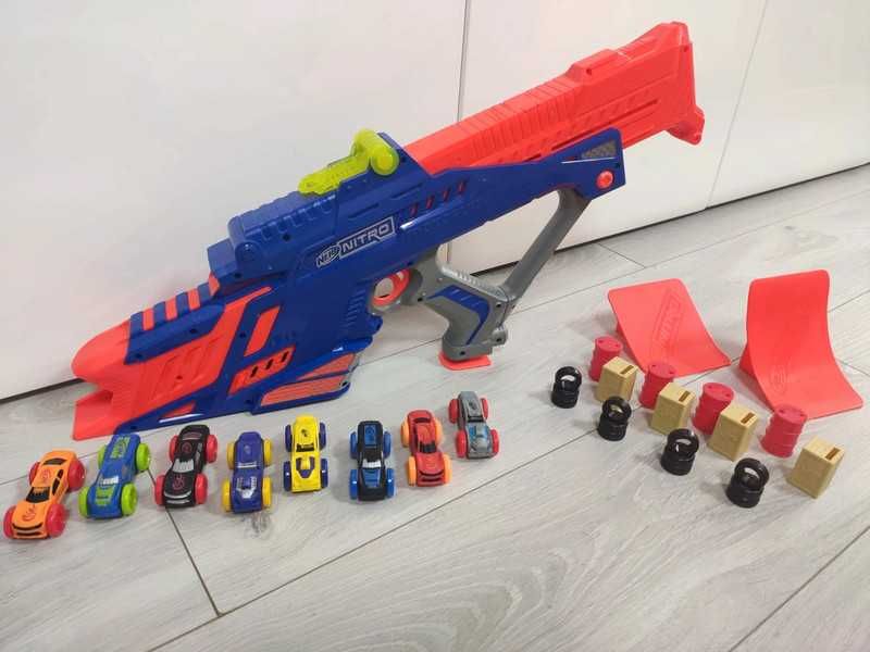 NERF, Nitro, wyrzutnia, Motofury Rapid Rally Wyrzutnia autek