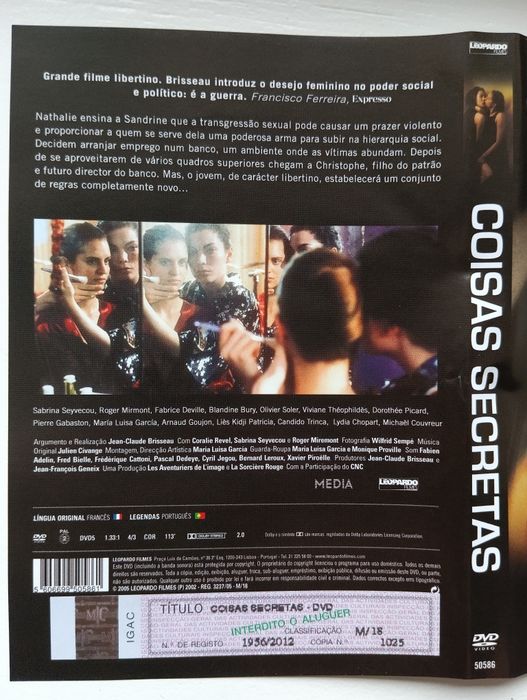 DVD coisas secretas