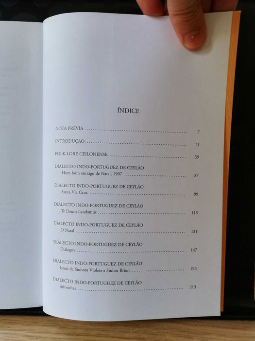 Folclores Ceiloenses, Colectânea de textos do crioulo português do Ceilão - Tavares de Mello, introdução de K. David Jackson, 1998