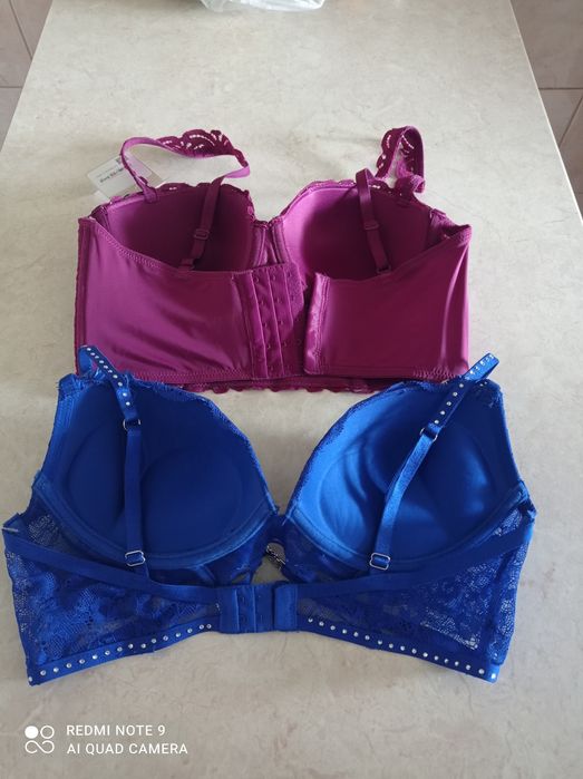 Nowy stanik biustonosz 70/75 C lub B zestaw 2 szt.C&A braletka