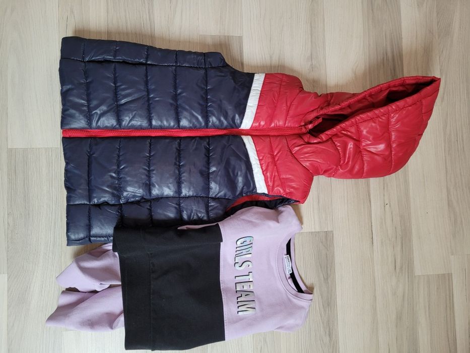 Bluzy, polar, bezrękawnik rozm 140