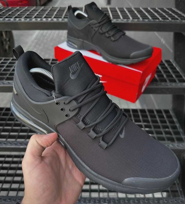 Зимине термо кроссовки Nike черные мужские Найк гортекс