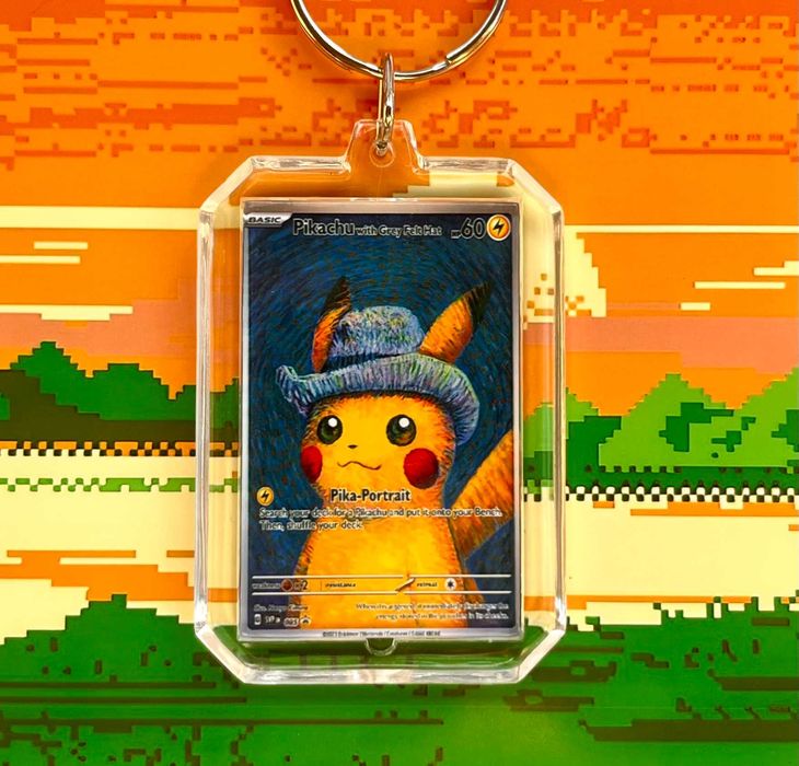 Brelok Pokemon - Pikachu Van Gogh