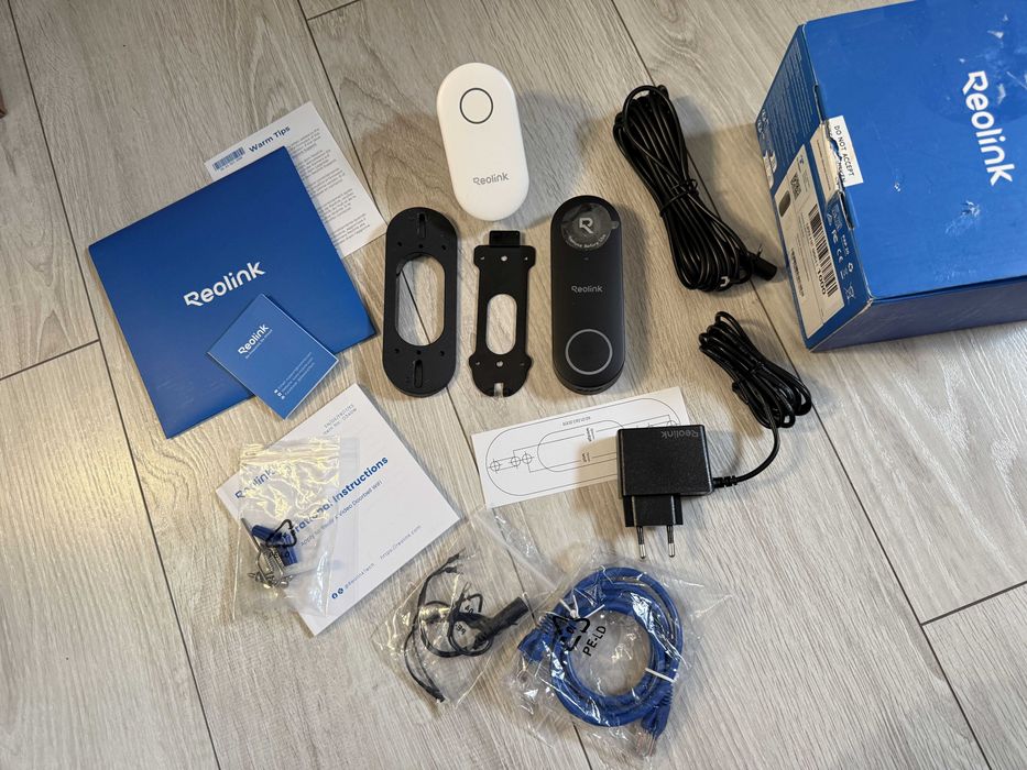 Reolink video doorbell wifi / eth. dzwonek domofon aplikacja na tel.