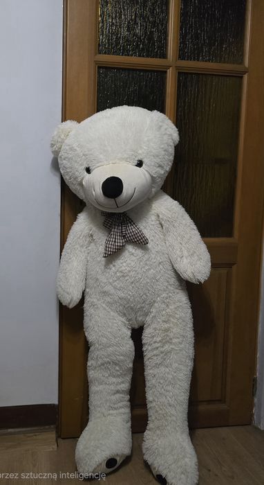 Duży bialy miś 110 sm.
