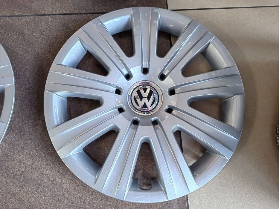 Kołpaki VW 16" Komplet Org 5NO Bardzo ładne Passat Golf Caddy Touran