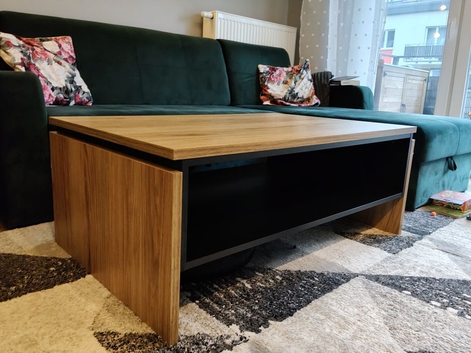 Duża ława z półka