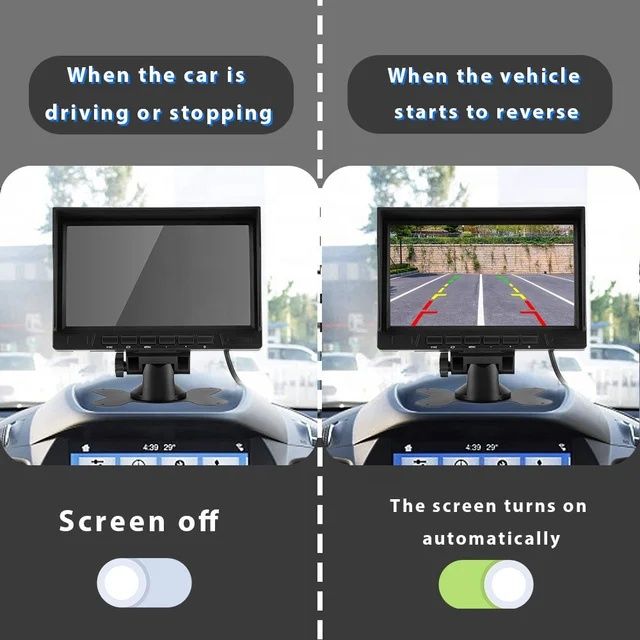 Kit Câmara de estacionamento e monitor 7 polegadas cabo 15 metros NOVO
