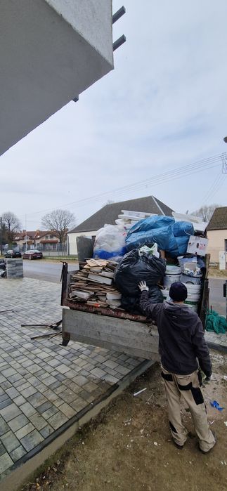 Wywóz śmieci gruzu gabaryty likwidacja mieszkań piwnic biur sprzątanie