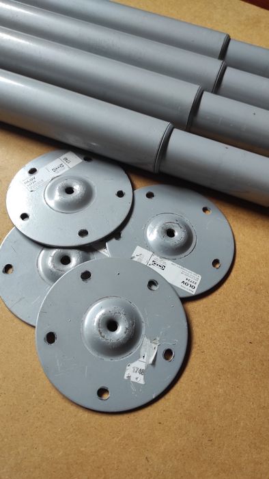 Pernas reguláveis para mesa/secretária