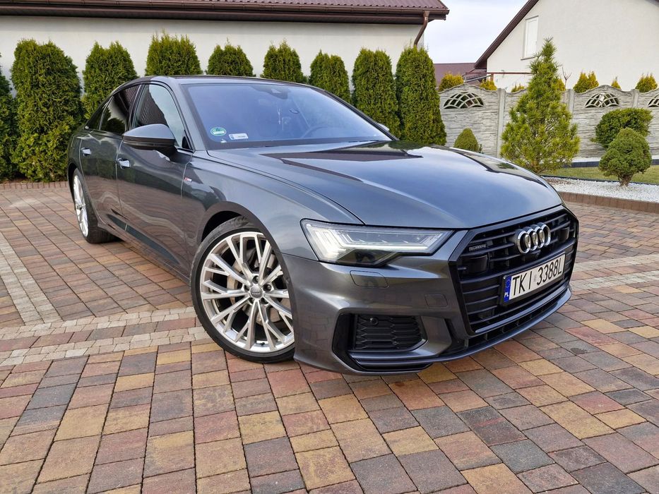 Audi A6 Limousine Fabryczny lakier/ Head-Up / Dociągi / Skrętna oś / ACC / Black Edition