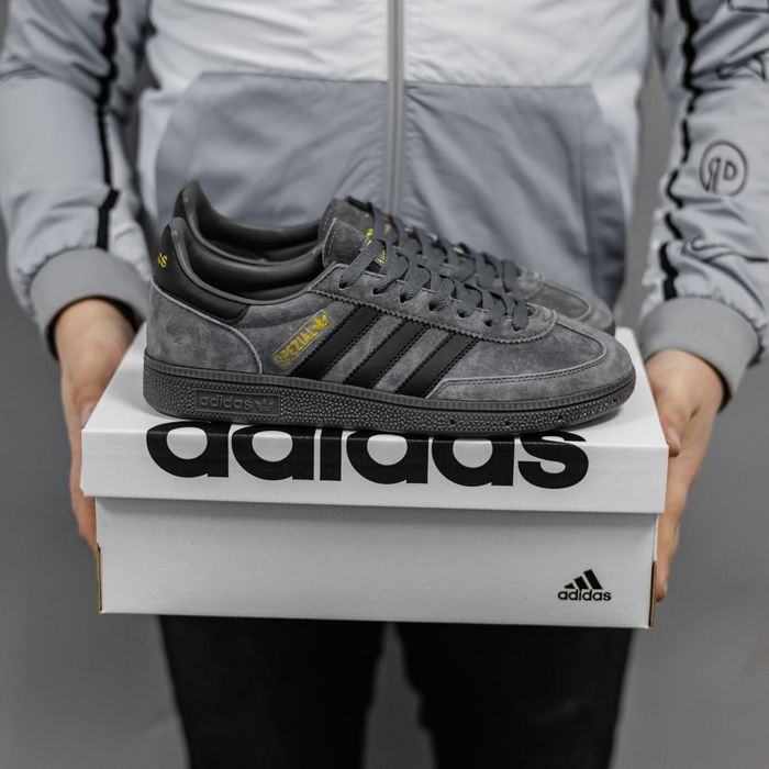 Кросівки Adidas Spezial Grey - Black premium