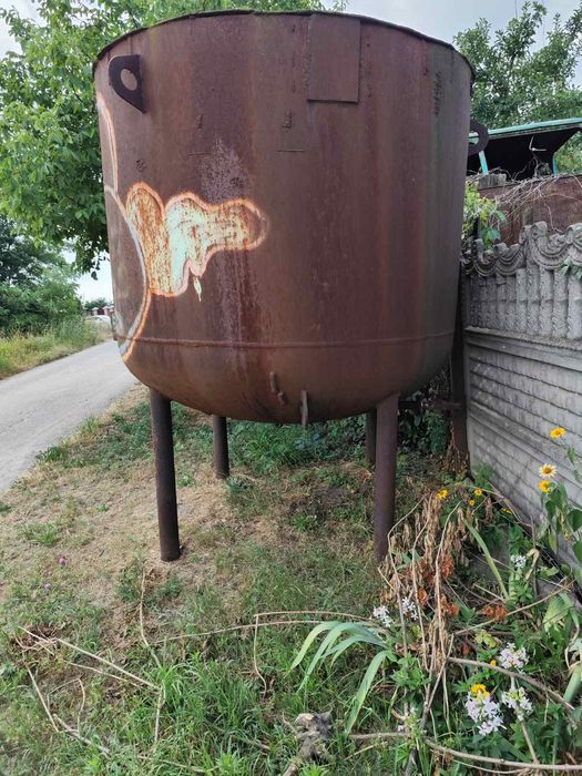 Бочка сталева для води 5 кубів, ємність, на чан