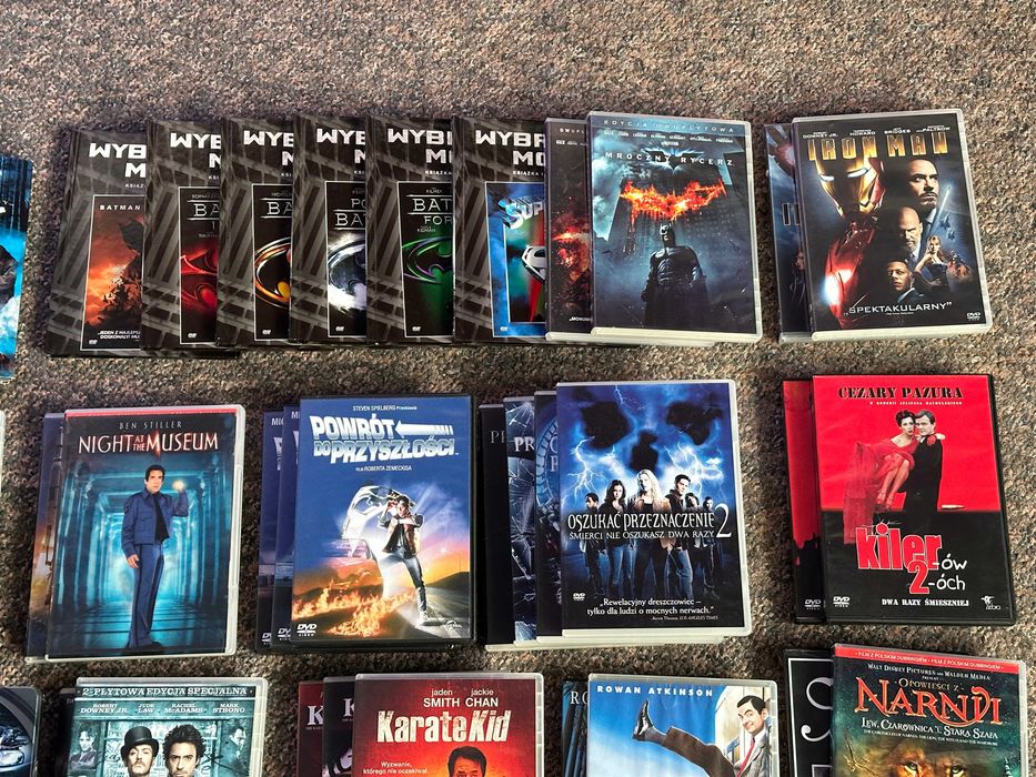 Kolekcja filmów - filmy, DVD, serie, trylogie, blue ray