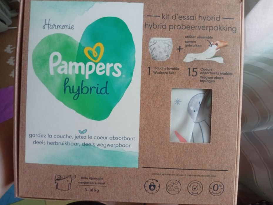Багаторазовий підгузок Pampers Harmonie Hybri