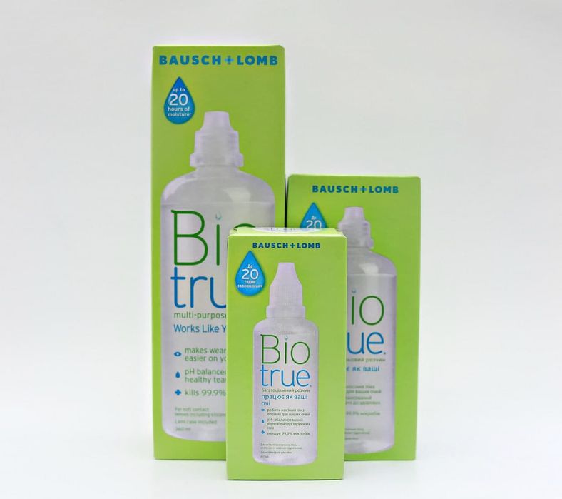 Розчин для контактних лінз Biotrue Bausch and Lomb 360ml
