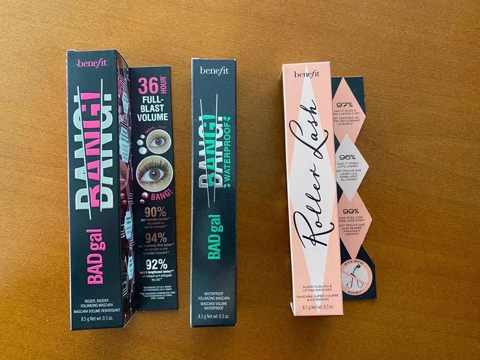 Benefit tusz do rzęs maskara Bad Gal Bang, Roller Lash, BGB wodoodp.