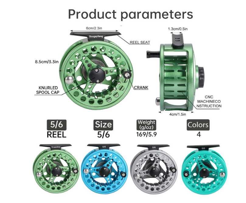 Sougayilang Kołowrotek wędkarski 5/6