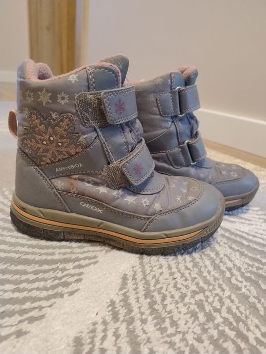 Kozaki śniegowce Geox dziewczęce 29