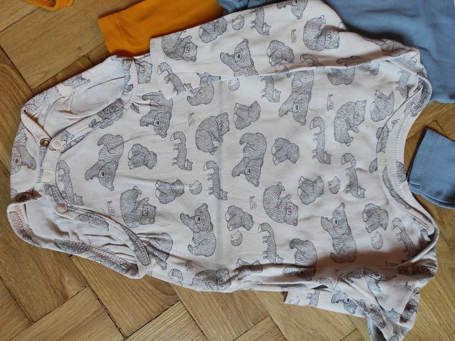 5 bodziakow z długim rękawem 74/80