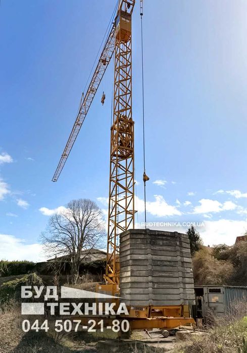 Баштовий кран Liebherr 63 K будівельний самомонтуємий 6 т
