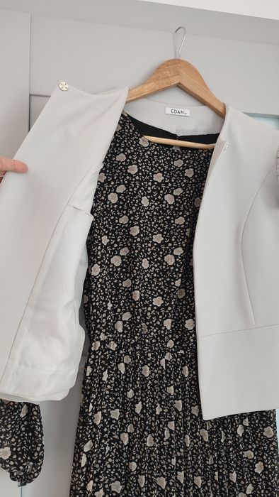 Marynarka szara wizytowa r 34