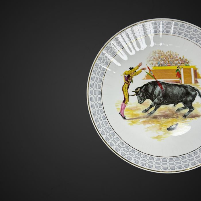 Talerz dekoracyjny Pontesa Spanish Crown Corrida Walka byków B6/011811
