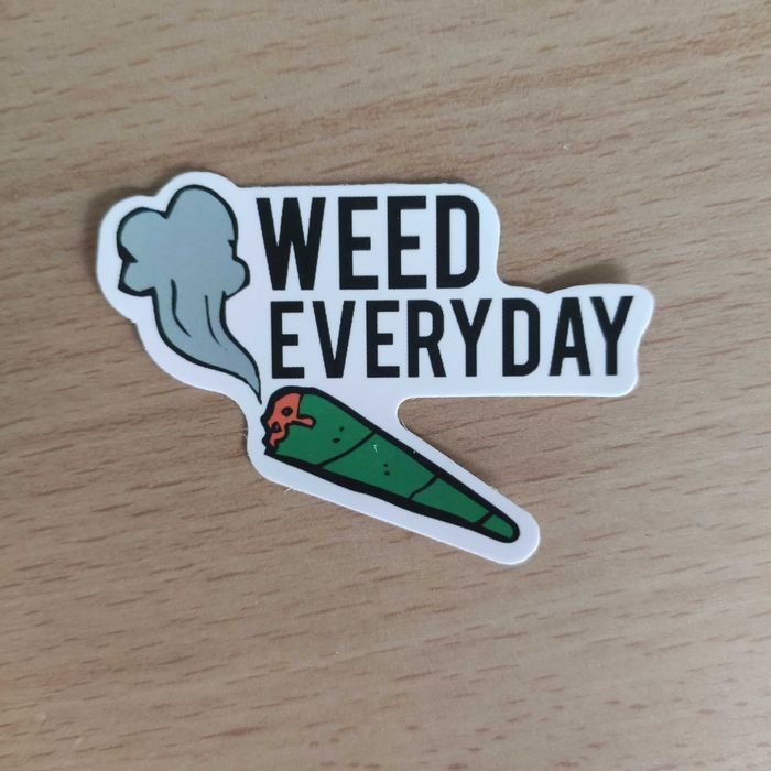 50 Stickers Autocolantes Weed
