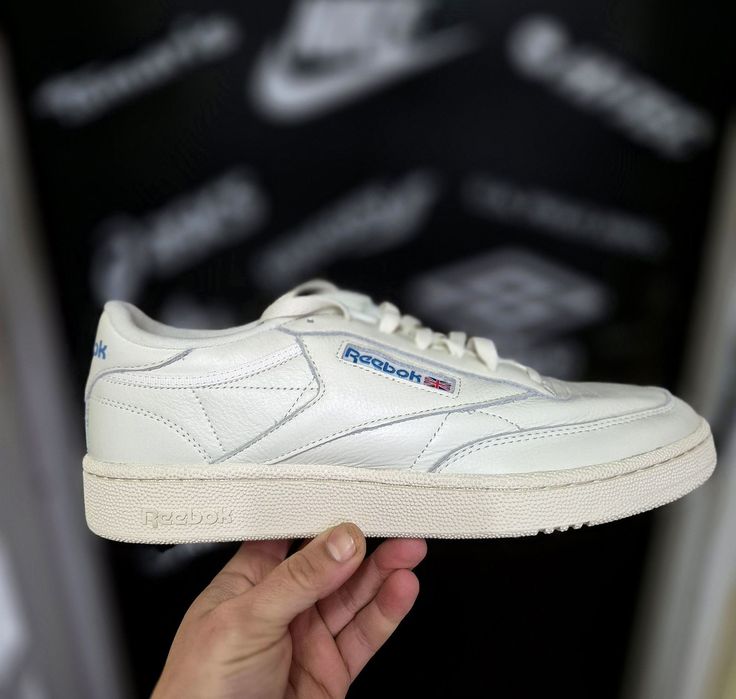 Чоловічі кросівки Reebok Club C 85 Vintage(Оригінал-м'яка шкіра)44,5-29см і 45-29,5см
