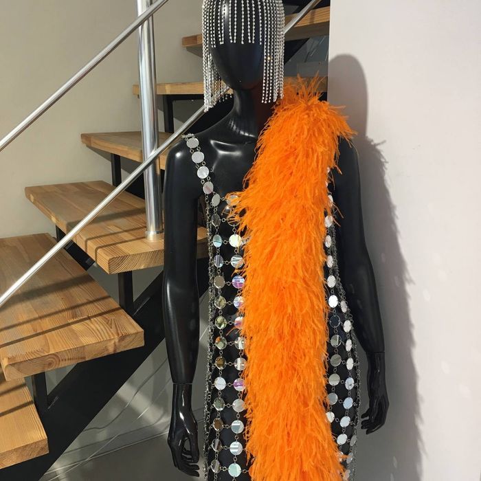 Боа из страуса ТМ "Glamora"  двух, трех, пяти слойное