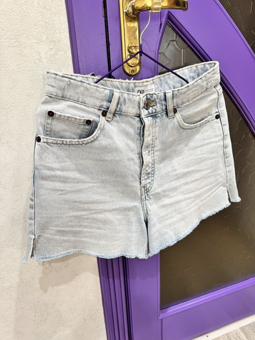 Джинсові шорти жіночі Zara 38 р M