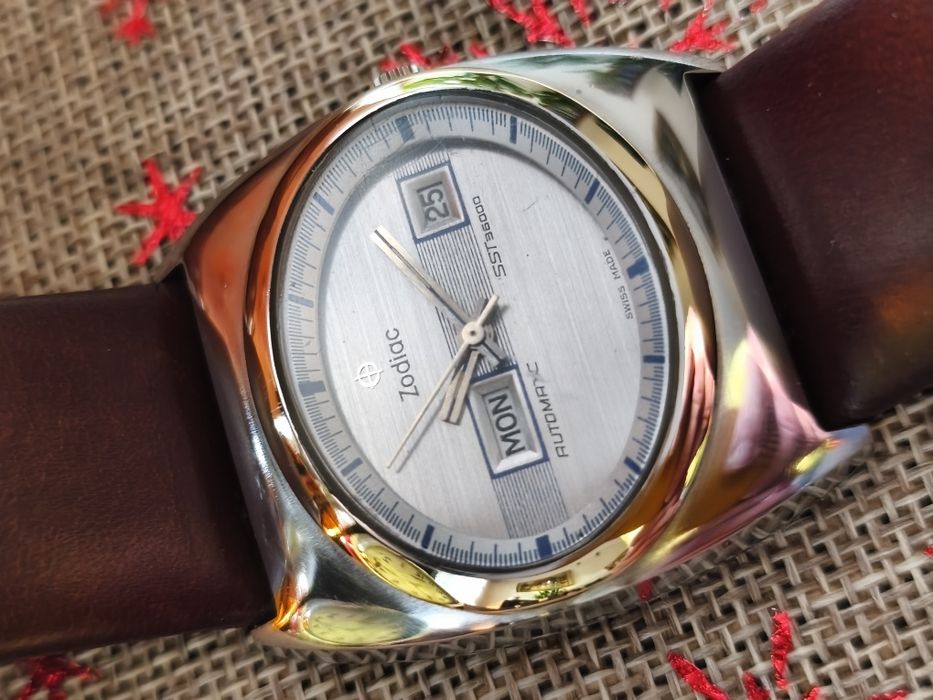 Zegarek męski vintage - ZODIAC - sst 36000