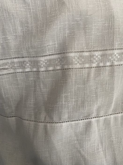 Cortinas em linho efeito gravata