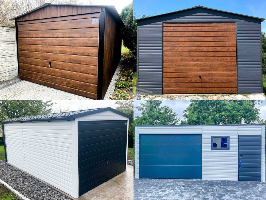 Garaż blaszany - wolnostojący - producent - indywidualna wycena