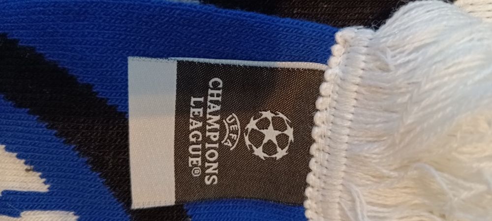Szalik Inter Mediolan Bayer Leverkusen łączony piłkarski używany