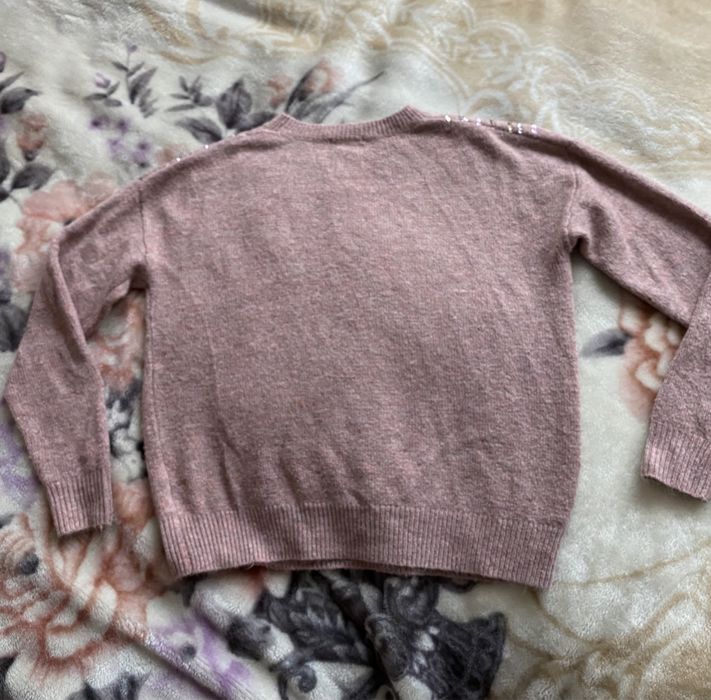 Светрик пильно рожевий з паєтками