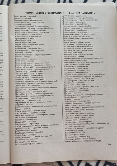 Українська мова, збірник тестових завдань 2023 рік