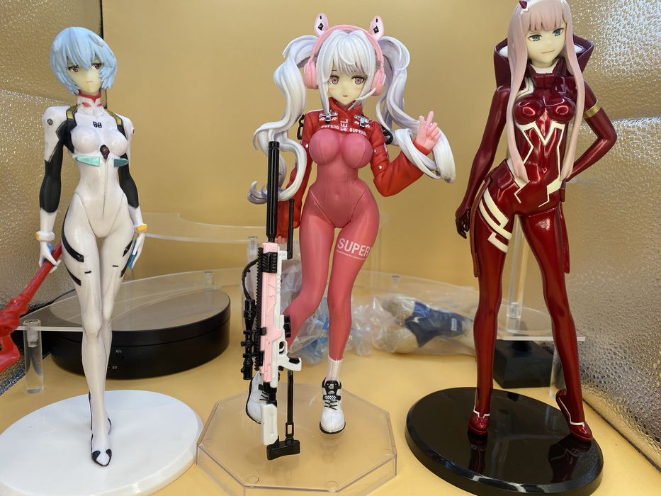 Zero Two Rei Evangelion Аниме фигурки колекционные Action figure 1/7