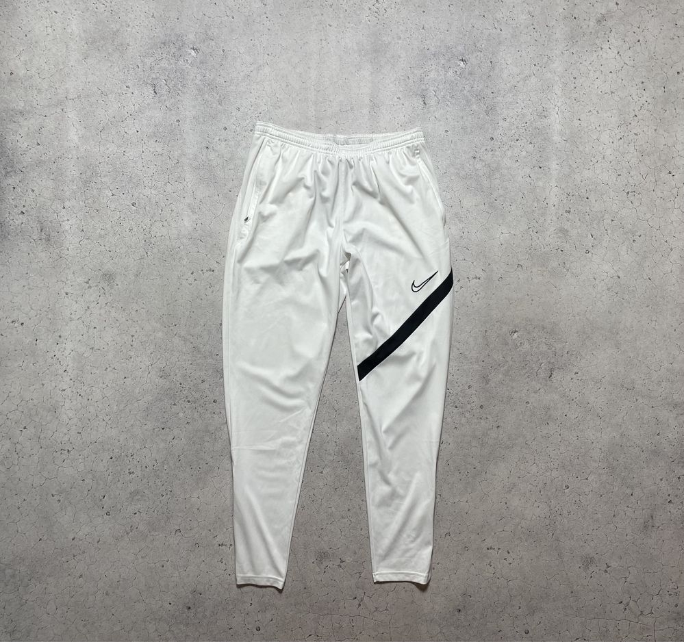 Мужские Белые Спортивные Штаны Nike Dri-Fit На Замках Оригинал M-L: 599 ...