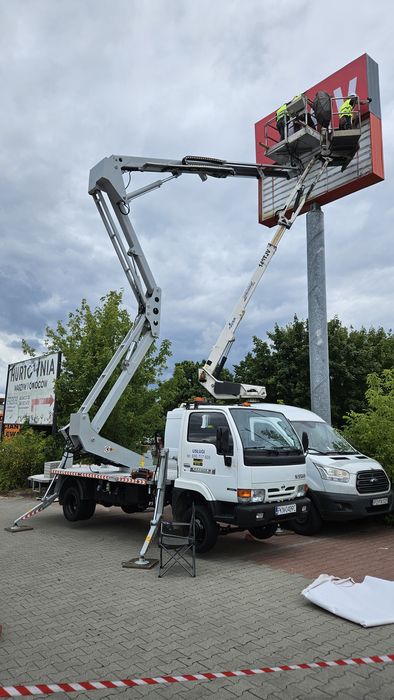 Usługi podnośnikiem koszowym podnośnik koszowy wzwyżka
