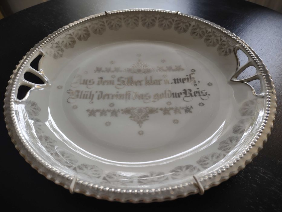 talerz porcelana Koenigszelt Silesia