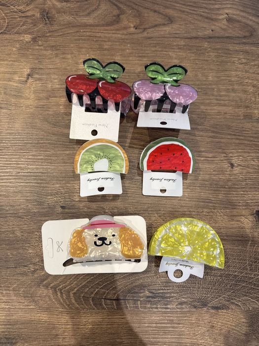 Lote 6 molas para o cabelo NOVAS