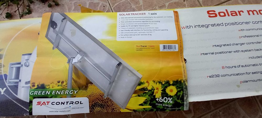 motor solar para seguimento solar