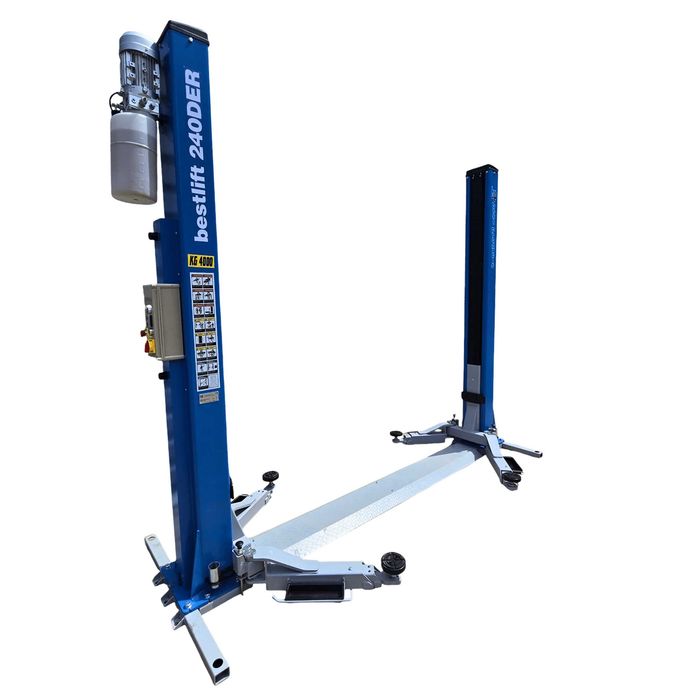 PODNOŚNIK DWUKOLUMNOWY samochodowy ramowy Bestlift 240DER 4T SYSTEM APS + OLEJ Hydrauliczny HL32