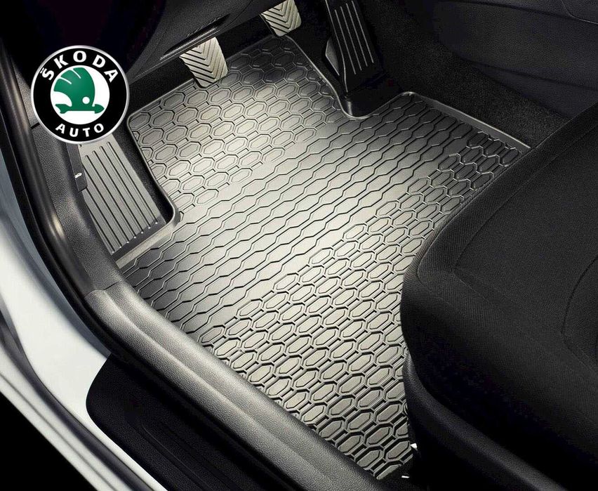 Автоковрики Skoda, Резинові коврики в салон автомобіля Шкода килимки