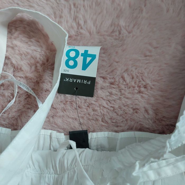 Nowa bawelniana gorsetowa bluzka na szelkach 4XL