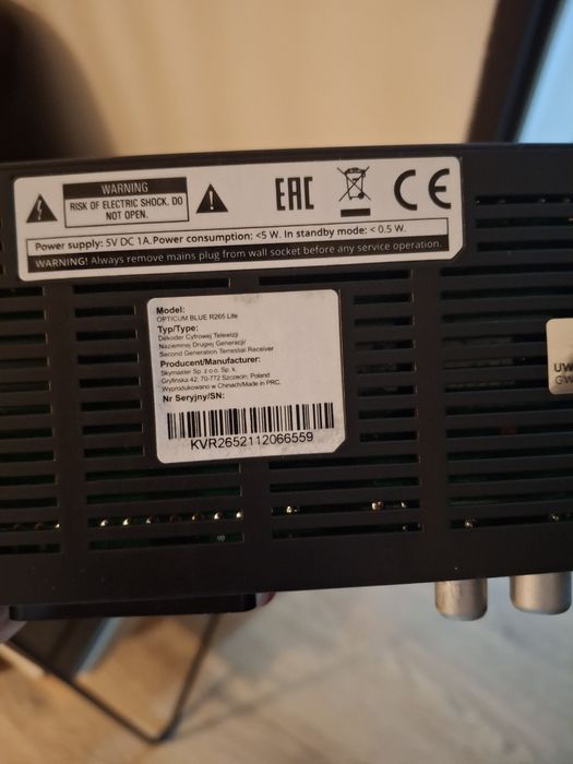 Telewizor +dekoder dvb